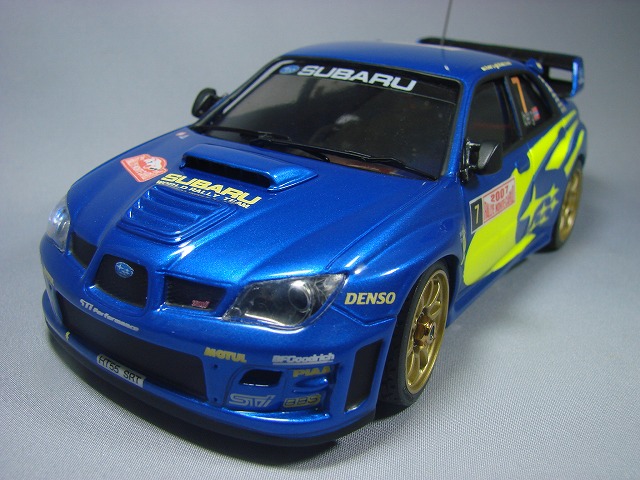 スバル・インプレッサ・WRC 2007完成: dream MINI-Z&dNaNo RC CAR ZONE