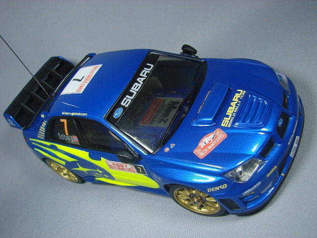 スバル・インプレッサ・WRC 2007完成: dream MINI-Z&dNaNo RC