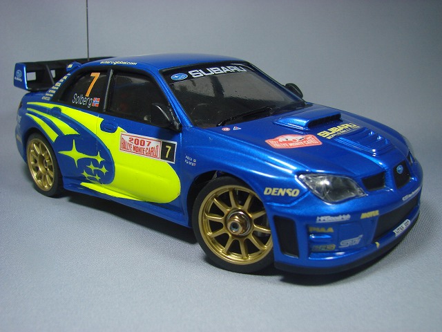 スバル・インプレッサ・WRC 2007完成: dream MINI-Z&dNaNo RC CAR ZONE